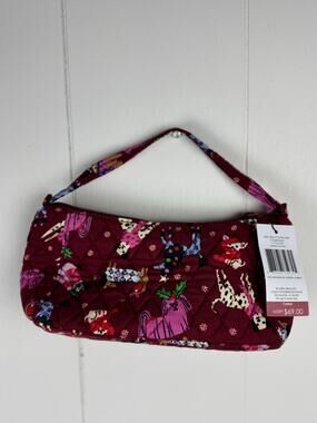 Vera Bradley Holiday Hounds Mini Slouchy Crossbody, NWT